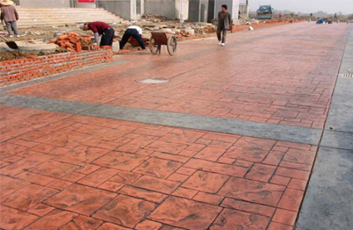 文山壓模壓花地坪