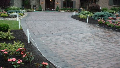 住宅區(qū)壓模地坪