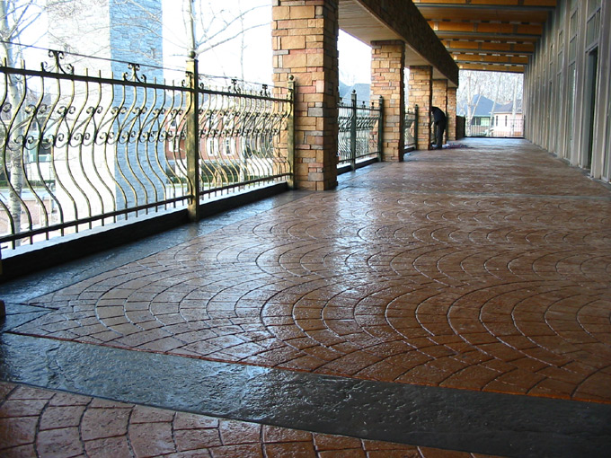 西安壓模壓花地坪