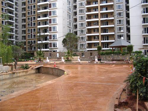 蘭州碧桂園壓模地坪